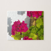 Roze Geranium Legpuzzel (Horizontaal)