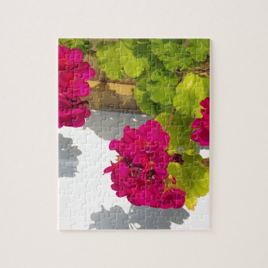 Roze Geranium Legpuzzel (Verticaal)