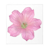 Roze Geranium Notitieblok (Voorkant)