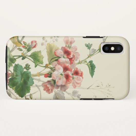  Roze Geraniums Case-Mate iPhone Case (Achterkant (horizontaal))