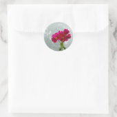 Roze Geraniums Floral Stickers (Tas)