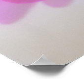 Roze Geraniums Poster (Hoek)