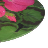  roze geraniumventiel met waterdruppels Foto Snijplank (Hoek)
