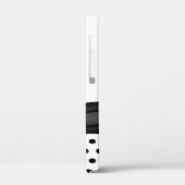 Roze Gerber Daisy Black Polka Dot iPhone 6 hoesje (Achterkant / Links)