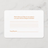 Roze Gerber Daisy Oranje Lint Trouw RSVP (Achterkant)