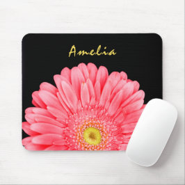 Roze Gerbera Bloem Muismat