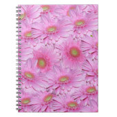 Roze Gerbera Bloemclusters, Notitieboek (Voorkant)
