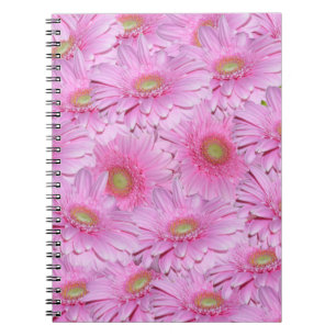 Roze Gerbera Bloemclusters, Notitieboek