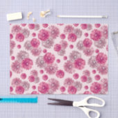 Roze Gerbera Daisies bloemen cadeau zak stuffer Tissuepapier (Craft)