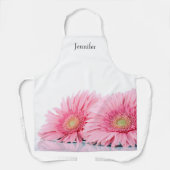 Roze Gerbera Daisies Elegant Photography Schort (Voorkant)