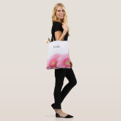 Roze Gerbera Daisies Elegant Photography Tote Bag (Op model)