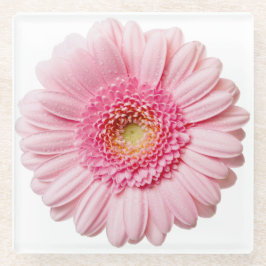 Roze Gerbera Daisy Flower Glass Onderzetter Glazen Onderzetter