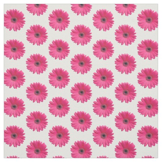 Roze Gerbera Daisy Gerber Daisy Bloem Bloemen Stof (Swatch)
