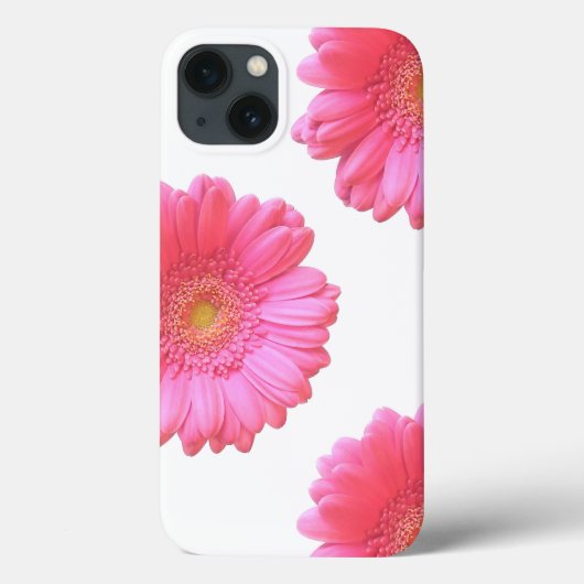 Roze gerbera daisy Hoesje-Mate iPhone case (Achterkant)