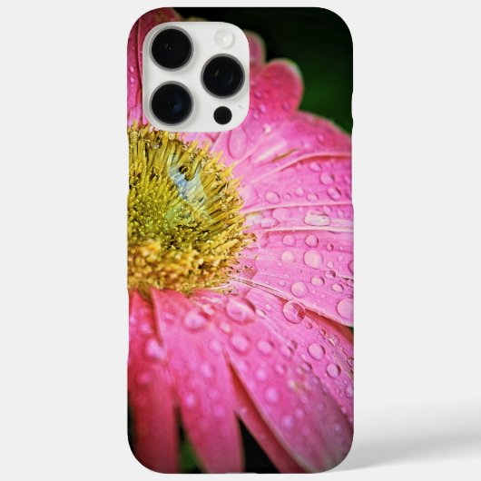 Roze Gerbera Daisy Hoesje-Mate iPhone Case (Achterkant)