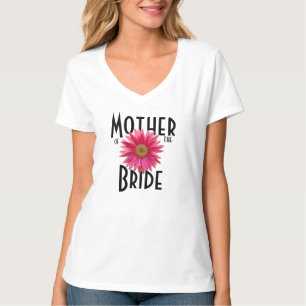 Roze Gerbera Daisy / Trouwen T-shirt