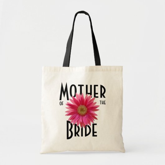 Roze Gerbera Daisy / Trouwen Tote Bag (Voorkant)
