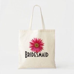 Roze Gerbera Daisy / Trouwen Tote Bag