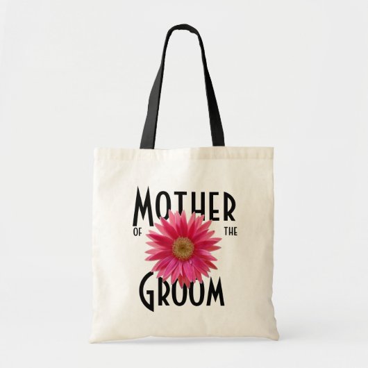Roze Gerbera Daisy / Trouwen Tote Bag (Voorkant)