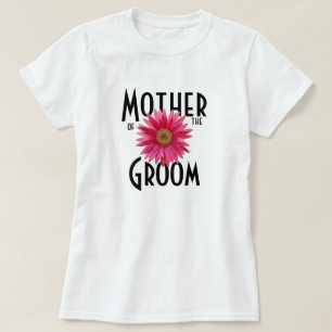 Roze Gerbera Daisy/Wedding T-shirt