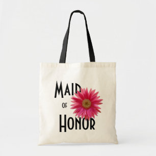 Roze Gerbera Daisy/Wedding Tote Bag