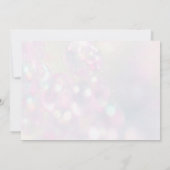 Roze Gerbera madelief any occasion Uitnodiging (Achterkant)