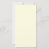 Roze Gerbera Madeliefje Groene Lint Bruiloft Dank  Bedankkaart (Achterkant)