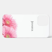 Roze Gerbera Madeliefjes Elegante Fotografie Case-Mate iPhone Case (Achterkant (horizontaal))