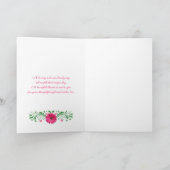 Roze Gerbera-Margriet Groene Bloemen Foto Bedankt (Binnen)