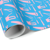 roze gereedschappen voor het verpakken van papier (Rol Hoek)