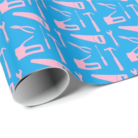 roze gereedschappen voor het verpakken van papier (Rol Hoek)