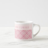 ROZE GEREGELDE DEKEN Espresso Kop + Tekst / Blos (Rechts)