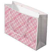 ROZE GEREGELDE DEKEN Grote cadeautas / Blush (Voorkant Gekanteld)