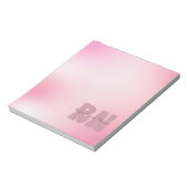 Roze Geregistreerde Verpleegster Notitieblok (Linkerzijde)