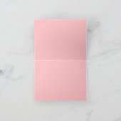 Roze gereserveerde notitiekaart tentteken (Binnen)