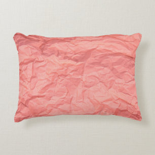 Roze Gerimpelde Document Textuur Achtergrond Accent Kussen