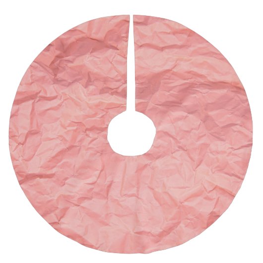 Roze Gerimpelde Document Textuur Achtergrond Kerstboom Rok (Voorkant)