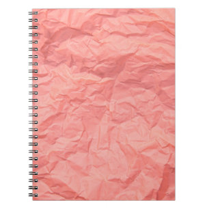 Roze Gerimpelde Document Textuur Achtergrond Notitieboek