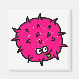 Roze germ magneet