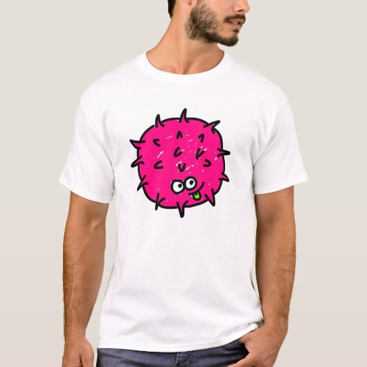 Roze germ t-shirt (Voorkant)