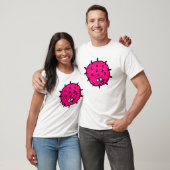Roze germ t-shirt (Unisex)