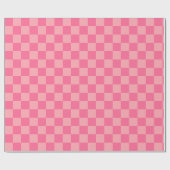 Roze geruite Blender-patroon Inpakpapier (Vlak)