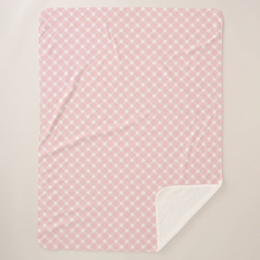 Roze geruite deken (Voorkant)