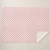 Roze geruite deken (Voorkant (horizontaal))