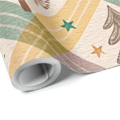 Roze geruite kerstverpakkings papier (Rol Hoek)