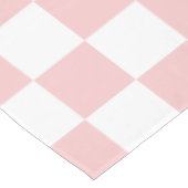 Roze geruite patroon achtergrond tafelkleed (Gekanteld)