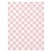 Roze geruite patroon achtergrond tafelkleed (Voorkant)
