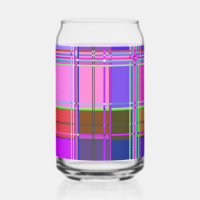 Roze geruite stofpatroon stof Madras