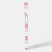 Roze geruite tartanpatroon Case-Mate iPhone case (Achterkant / Links)