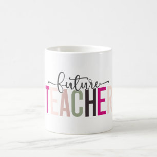Roze Geschenk voor toekomstige leraar Koffiemok